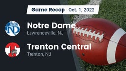 Recap: Notre Dame  vs. Trenton Central  2022