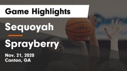 Sequoyah  vs Sprayberry  Game Highlights - Nov. 21, 2020