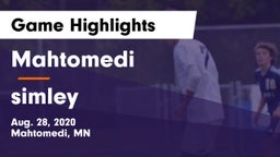 Mahtomedi  vs simley Game Highlights - Aug. 28, 2020