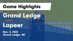 Grand Ledge  vs Lapeer   Game Highlights - Dec. 5, 2023