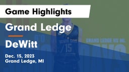 Grand Ledge  vs DeWitt  Game Highlights - Dec. 15, 2023