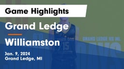 Grand Ledge  vs Williamston  Game Highlights - Jan. 9, 2024