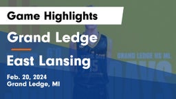 Grand Ledge  vs East Lansing  Game Highlights - Feb. 20, 2024