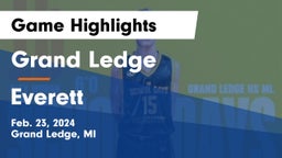 Grand Ledge  vs Everett  Game Highlights - Feb. 23, 2024