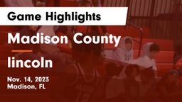 Madison County  vs lincoln  Game Highlights - Nov. 14, 2023