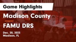 Madison County  vs FAMU DRS Game Highlights - Dec. 20, 2023