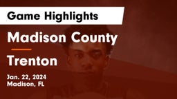Madison County  vs Trenton Game Highlights - Jan. 22, 2024