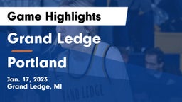 Grand Ledge  vs Portland  Game Highlights - Jan. 17, 2023