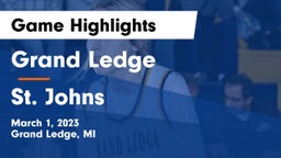 Grand Ledge  vs St. Johns  Game Highlights - March 1, 2023