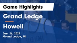 Grand Ledge  vs Howell  Game Highlights - Jan. 26, 2024