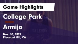 College Park  vs Armijo  Game Highlights - Nov. 30, 2023