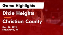 Dixie Heights  vs Christian County  Game Highlights - Dec. 28, 2021
