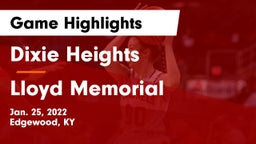 Dixie Heights  vs Lloyd Memorial  Game Highlights - Jan. 25, 2022