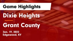 Dixie Heights  vs Grant County  Game Highlights - Jan. 19, 2022