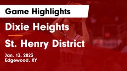 Dixie Heights  vs St. Henry District  Game Highlights - Jan. 13, 2023