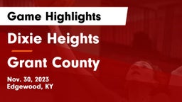 Dixie Heights  vs Grant County  Game Highlights - Nov. 30, 2023