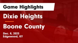 Dixie Heights  vs Boone County  Game Highlights - Dec. 8, 2023