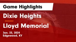 Dixie Heights  vs Lloyd Memorial  Game Highlights - Jan. 23, 2024