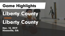 Liberty County  vs Liberty County  Game Highlights - Dec. 14, 2019