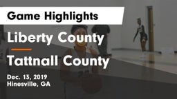 Liberty County  vs Tattnall County  Game Highlights - Dec. 13, 2019