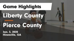 Liberty County  vs Pierce County  Game Highlights - Jan. 3, 2020