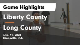 Liberty County  vs Long County  Game Highlights - Jan. 31, 2020