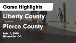 Liberty County  vs Pierce County  Game Highlights - Feb. 7, 2020