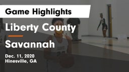 Liberty County  vs Savannah  Game Highlights - Dec. 11, 2020