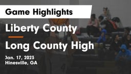 Liberty County  vs Long County High  Game Highlights - Jan. 17, 2023