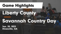 Liberty County  vs Savannah Country Day Game Highlights - Jan. 20, 2023