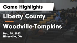 Liberty County  vs Woodville-Tompkins  Game Highlights - Dec. 28, 2023