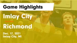 Imlay City  vs Richmond  Game Highlights - Dec. 17, 2021
