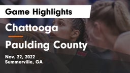 Chattooga  vs Paulding County  Game Highlights - Nov. 22, 2022