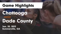 Chattooga  vs Dade County  Game Highlights - Jan. 20, 2023
