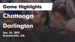 Chattooga  vs Darlington  Game Highlights - Jan. 25, 2023