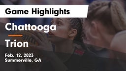 Chattooga  vs Trion  Game Highlights - Feb. 12, 2023