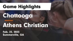 Chattooga  vs Athens Christian  Game Highlights - Feb. 22, 2023