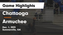 Chattooga  vs Armuchee  Game Highlights - Dec. 1, 2023