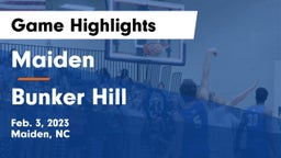 Maiden  vs Bunker Hill  Game Highlights - Feb. 3, 2023