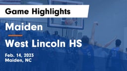 Maiden  vs West Lincoln HS Game Highlights - Feb. 14, 2023