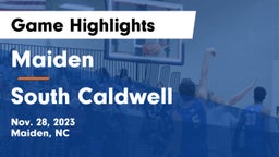 Maiden  vs South Caldwell  Game Highlights - Nov. 28, 2023