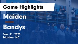 Maiden  vs Bandys  Game Highlights - Jan. 31, 2023