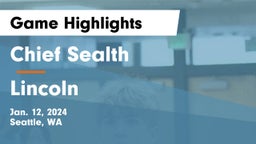 Chief Sealth  vs Lincoln   Game Highlights - Jan. 12, 2024