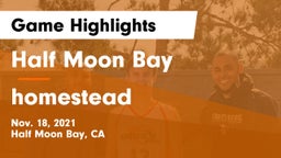 Half Moon Bay  vs homestead  Game Highlights - Nov. 18, 2021
