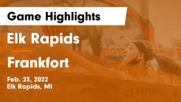Elk Rapids  vs Frankfort  Game Highlights - Feb. 23, 2022