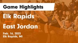 Elk Rapids  vs East Jordan  Game Highlights - Feb. 16, 2023