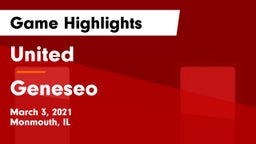 United  vs Geneseo  Game Highlights - March 3, 2021