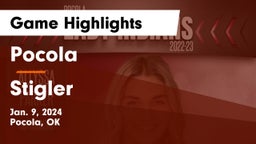 Pocola  vs Stigler  Game Highlights - Jan. 9, 2024