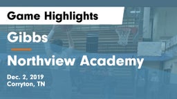 Gibbs  vs Northview Academy Game Highlights - Dec. 2, 2019