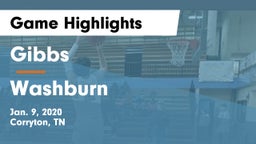 Gibbs  vs Washburn  Game Highlights - Jan. 9, 2020